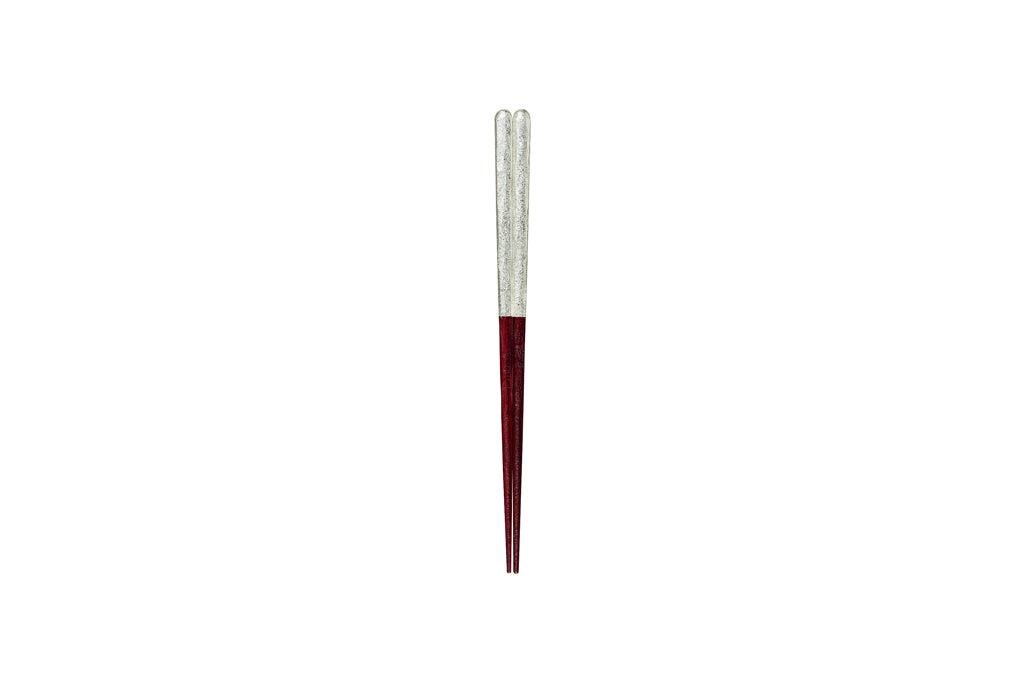 若狭塗 箸 梨地白露 -ナシジハクロ- 23cm/21cm 全2種