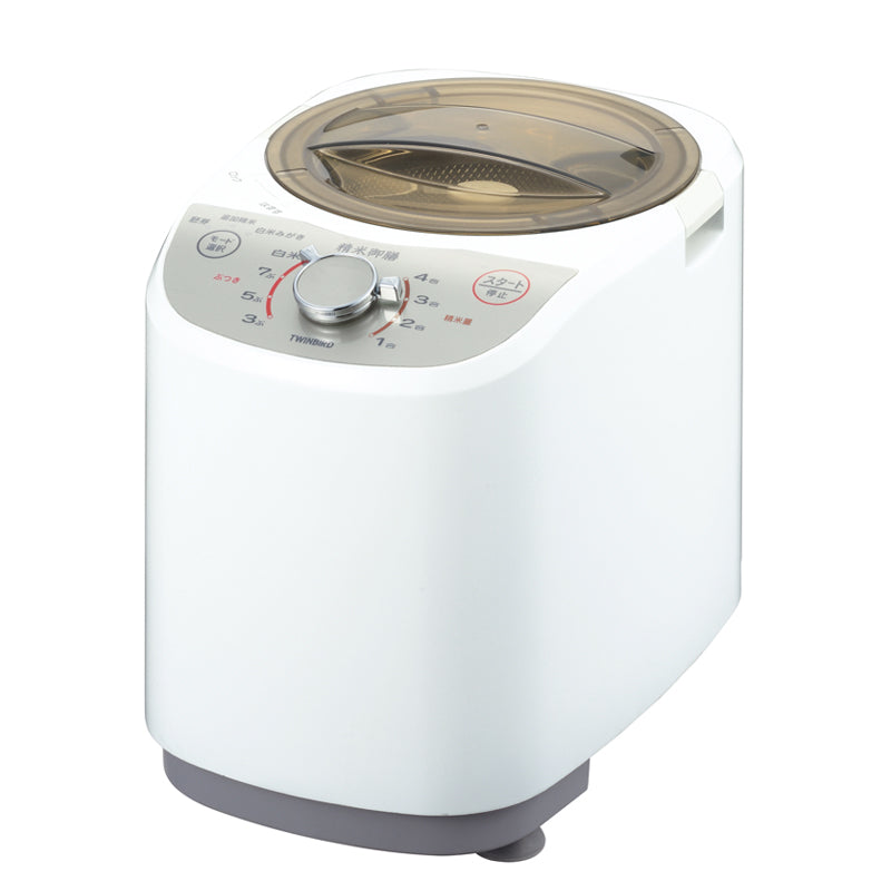 TWINBIRD(ツインバード)コンパクト精米器 精米御膳 MR-E520W <ラッピング対象外>