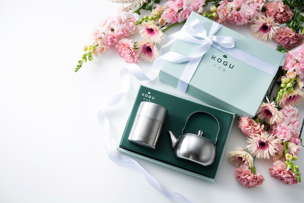 茶考具 2点Cセット(急須・茶筒) ステンレス製 日本製