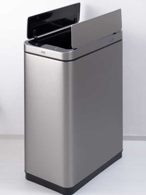 X-WING SENSOR BIN（エックスウイング センサービン）センサー式 自動開閉 ゴミ箱 シルバー 45L＜ラッピング対象外＞