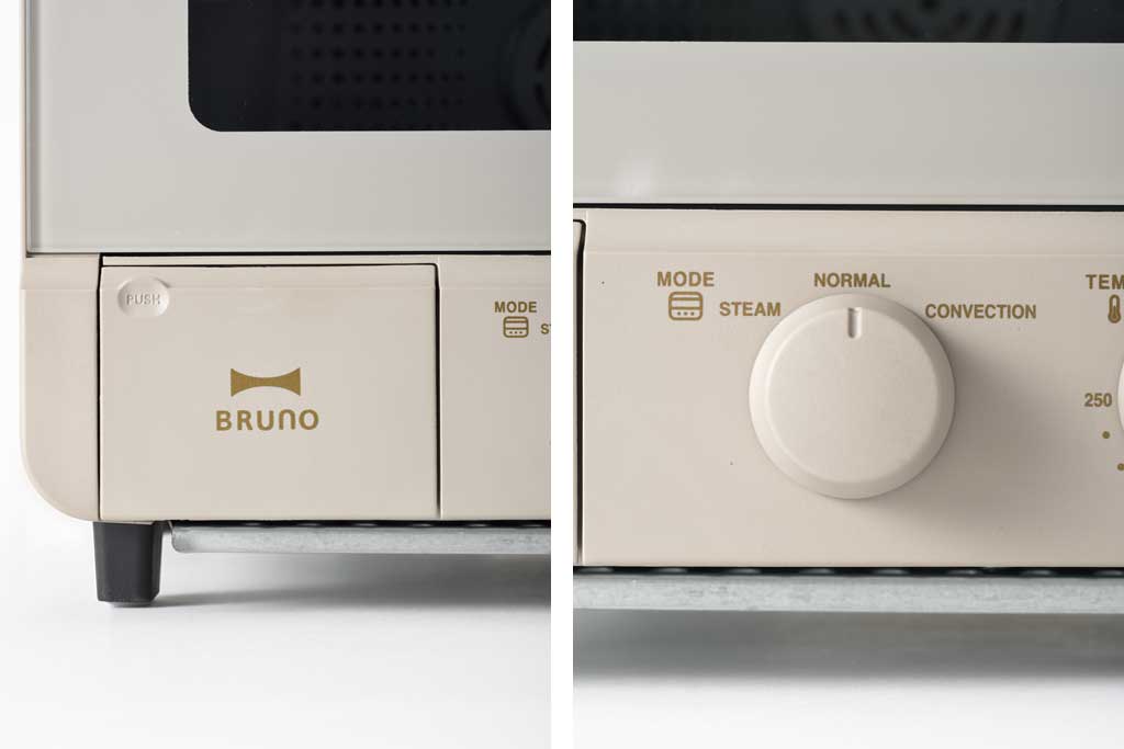 BRUNO（ブルーノ）crassy+ スチーム＆ベイク トースター BK/WH/GRG 全3色 ＜ラッピング対象外＞