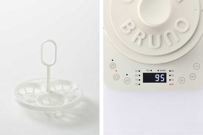 BRUNO（ブルーノ）crassy+ 温度調節マルチケトル WH/WGY 全2色 ＜ラッピング対象外＞