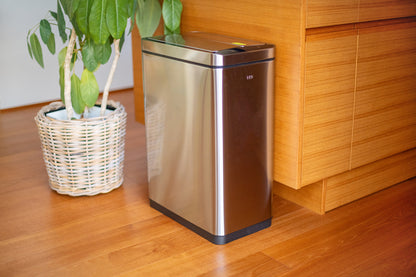 DELUXE PHANTOM（デラックスファントム）センサー式 自動開閉 ゴミ箱 45L シルバー＜ラッピング対象外＞