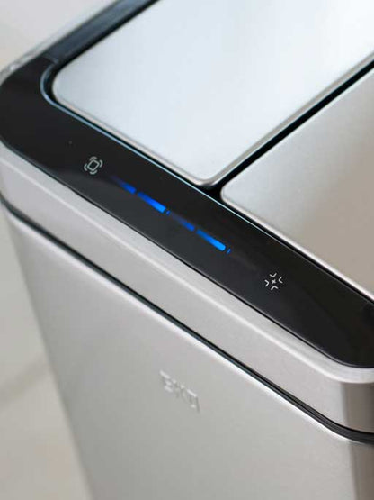 DELUXE PHANTOM（デラックスファントム）センサー式 自動開閉 ゴミ箱 20L シルバー＜ラッピング対象外＞