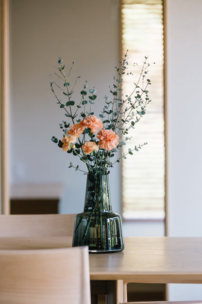 HOLMEGAARD（ホルムガード）FLORA VASE（フローラベース）ミディアムネック スモーク H24cm