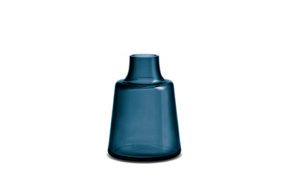HOLMEGAARD（ホルムガード）FLORA VASE（フローラベース）ショートネック ダークブルー H24cm ＜ラッピング対象外＞