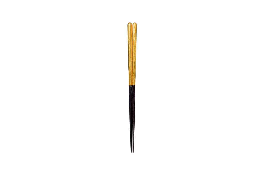 若狭塗 箸  梨地白露 -ナシジハクロ- 23cm/21cm 全2種