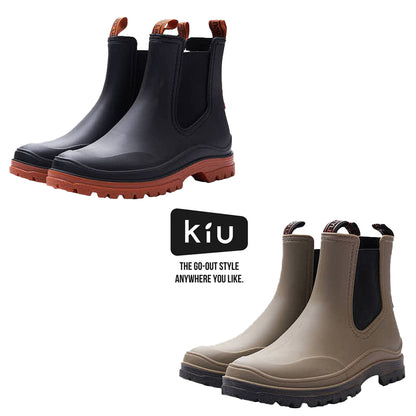 KiU（キウ）ツートーンサイドゴアレインブーツ K514