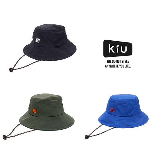 KiU（キウ）エアメッシュパネルロゴハット K518