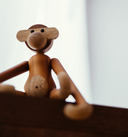 KAY BOJESEN DENMARK（カイ・ボイスン デンマーク） 木製アニマル モンキー Sサイズ（メープル）