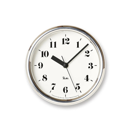 Lemnos RIKI ALUMINUM CLOCK  [リキ アルミニウム クロック]   掛け置き兼用 WR06-29