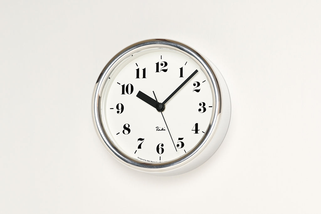 Lemnos RIKI ALUMINUM CLOCK  [リキ アルミニウム クロック]   掛け置き兼用 WR06-29
