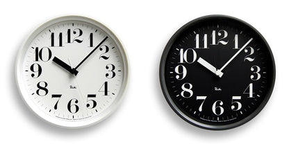 Lemnos RIKI STEEL CLOCK  [リキ スチール クロック]  掛時計 WR08-25 WH