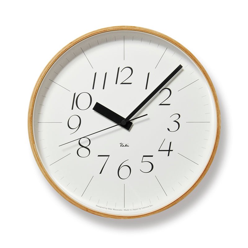 Lemnos RIKI CLOCK RC [リキ クロック アールシー]  壁掛け時計 WR08-26