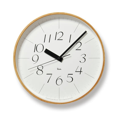 Lemnos RIKI CLOCK RC [リキ クロック アールシー]  壁掛け時計 WR08-26