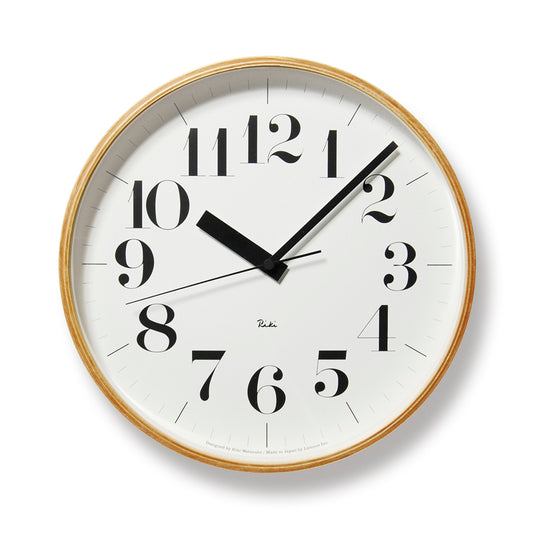 Lemnos RIKI CLOCK RC [リキ クロック アールシー]  壁掛け時計 WR08-27