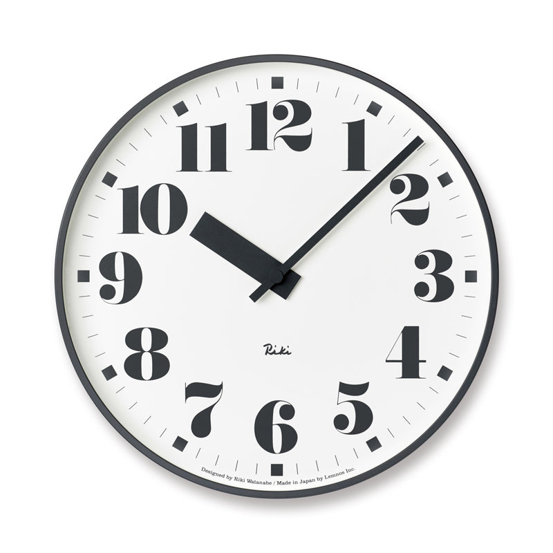 Lemnos RIKI PUBLIC CLOCK  [リキ パブリック クロック]  壁掛け時計 WR17-06