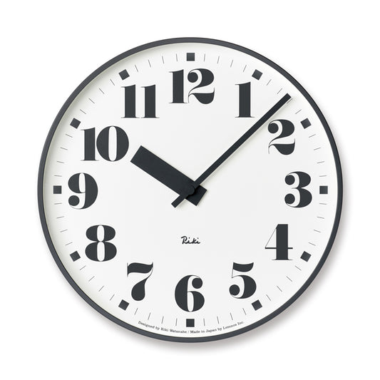 Lemnos RIKI PUBLIC CLOCK  [リキ パブリック クロック]  壁掛け時計 WR17-06