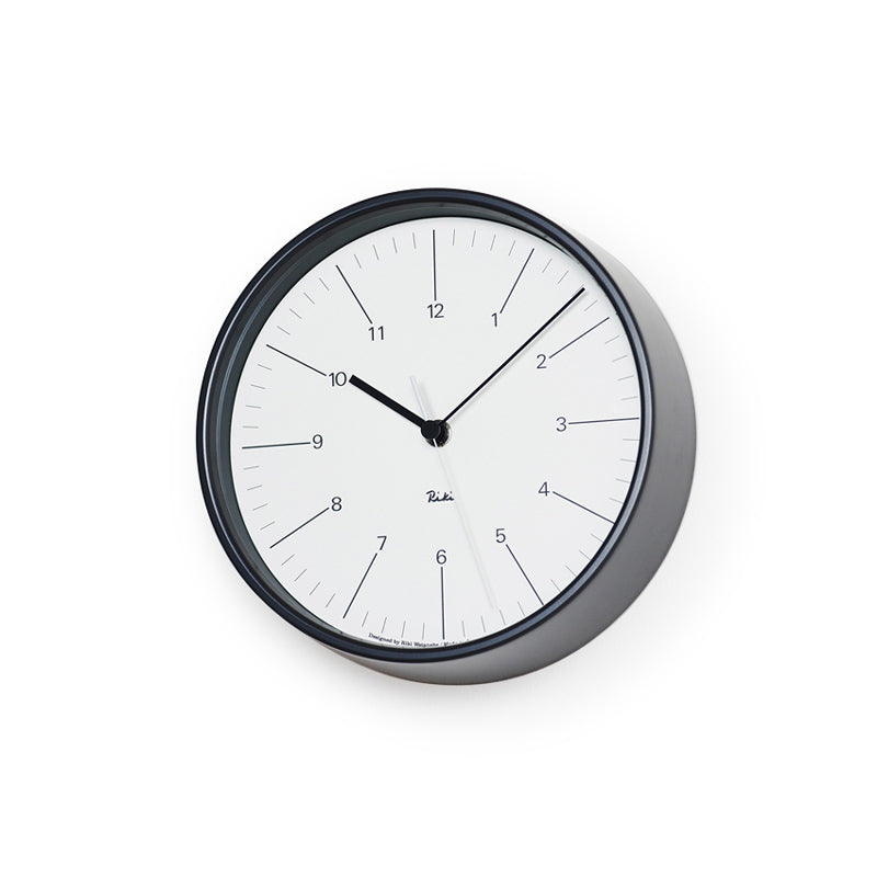 Lemnos RIKI STEEL CLOCK  [リキ スチール クロック]  掛時計 WR24-10 WH