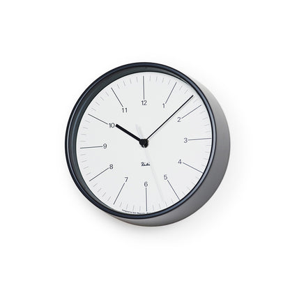 Lemnos RIKI STEEL CLOCK  [リキ スチール クロック]  掛時計 WR24-10 WH