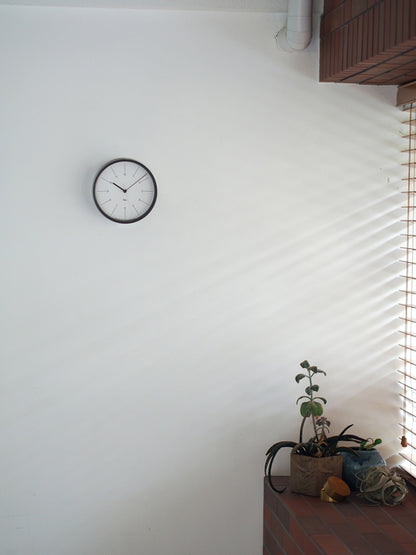 Lemnos RIKI STEEL CLOCK  [リキ スチール クロック]  掛時計 WR24-10 WH