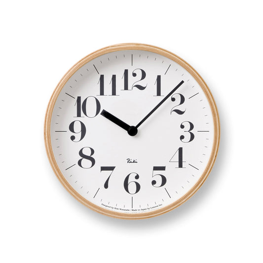 Lemnos RIKI CLOCK  [リキ クロック]  壁掛け時計 WR-0401S