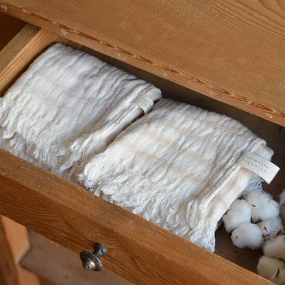 天衣無縫 スラブガーゼ【 ウオッシュタオル 34×40cm 】オーガニックコットン100％ 日本製