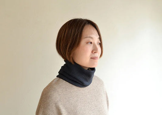 天衣無縫 裏シルク ネックウォーマー 《フリーサイズ》全2色 日本製