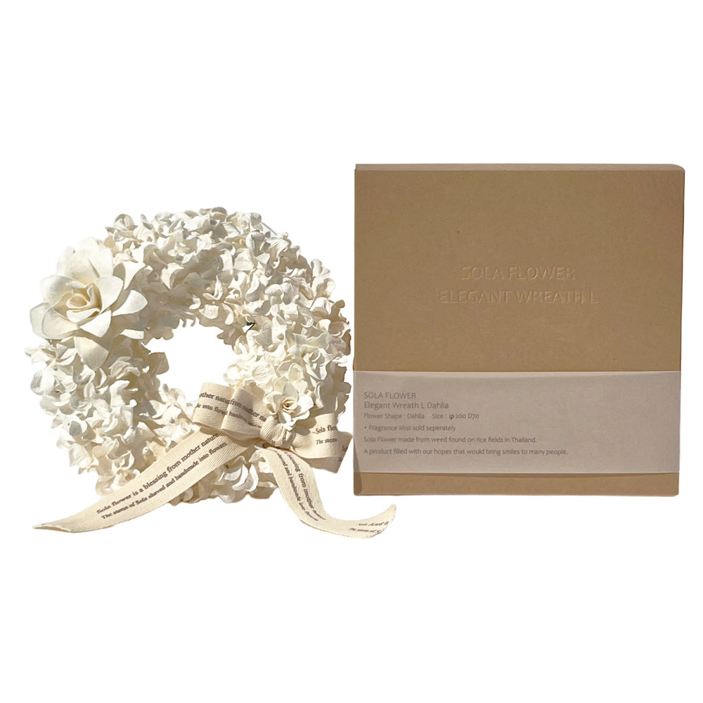 Sola Flower（ソラフラワー）Elegant Wreath L (エレガントリースL) 全3種