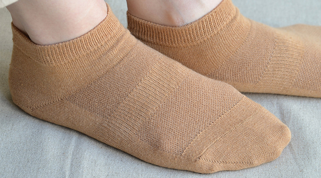 天衣無縫 My Brown アンクル丈ソックス《茶綿》日本製