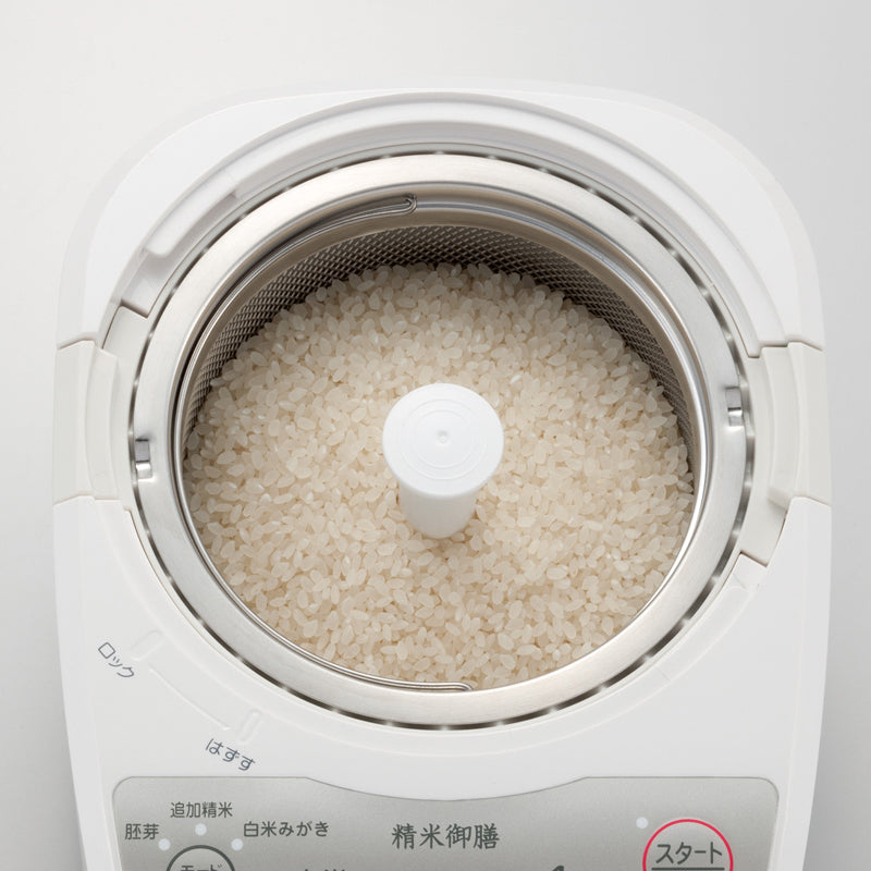 TWINBIRD（ツインバード）コンパクト精米器 精米御膳 MR-E520W ＜ラッピング対象外＞
