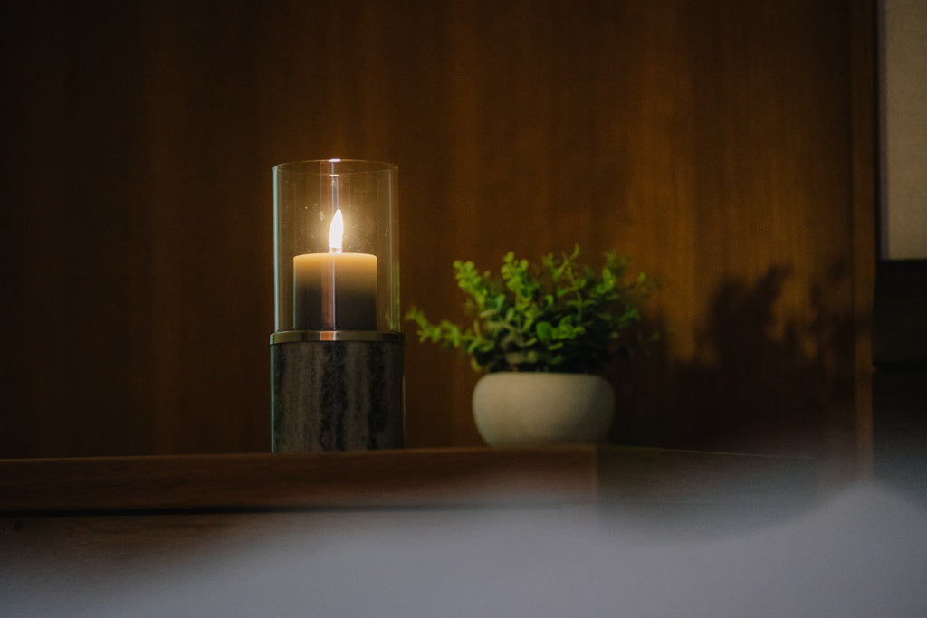 UYUNI LIGHTING（ウユニライティング）Marble Lantern（マーブル ランタン） デザートベージュ