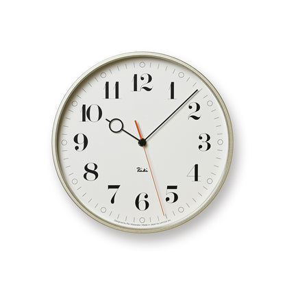 Lemnos RIKI RING CLOCK  [リキ リング クロック]  壁掛け時計 WR20-05 WH