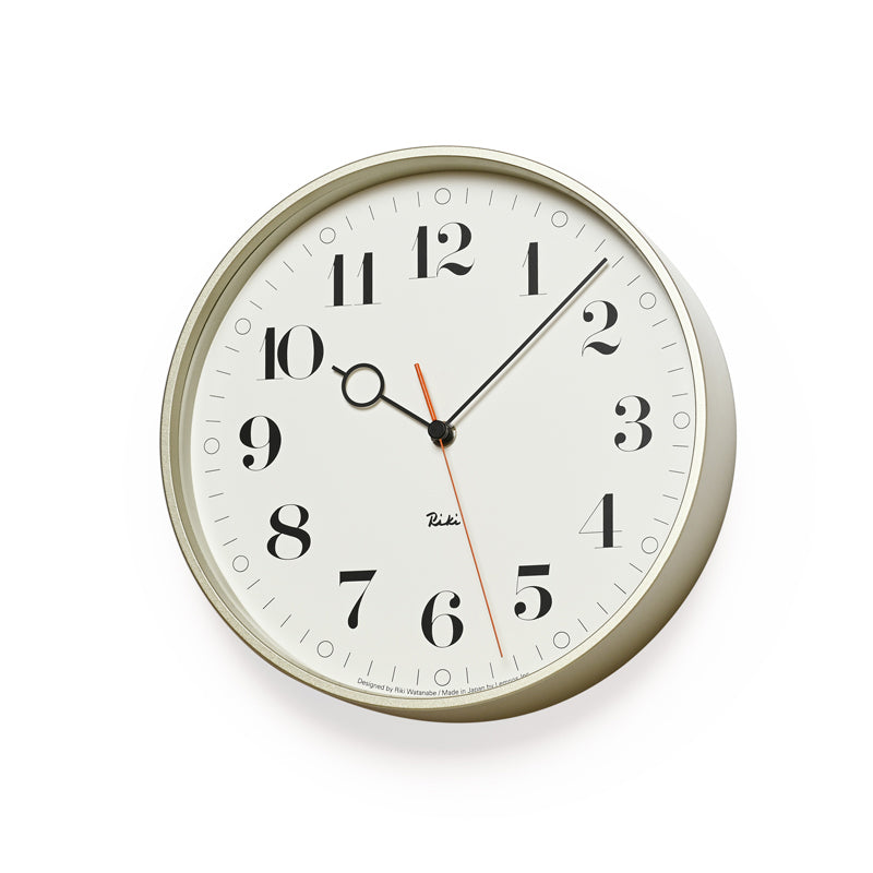 Lemnos RIKI RING CLOCK  [リキ リング クロック]  壁掛け時計 WR20-05 WH