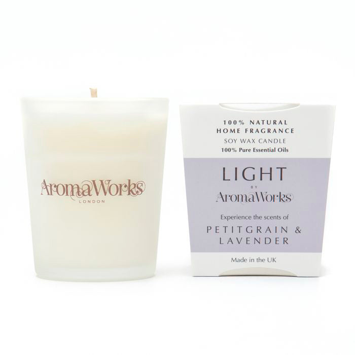 Aroma Works（アロマワークス）グラス入りキャンドル S 香り4種  ユーロジャパンエレガンス