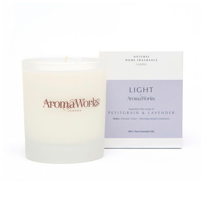 Aroma Works（アロマワークス）グラス入りキャンドル M 香り4種  ユーロジャパンエレガンス