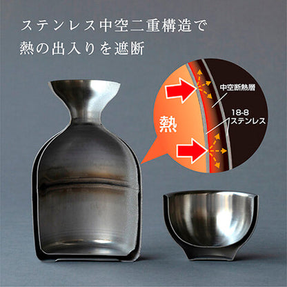 折燕（ORI-EN）二重徳利 2合 全3色 日本製 アルチザン