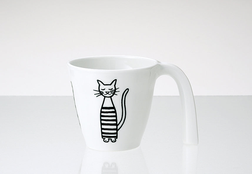 【SALE】Bitte Stenstrom（ビッテ ステンストローム）2CATS（ツーキャッツ）マグカップ 波佐見焼 日本製