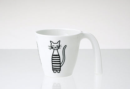 【SALE】Bitte Stenstrom（ビッテ ステンストローム）2CATS（ツーキャッツ）マグカップ 波佐見焼 日本製