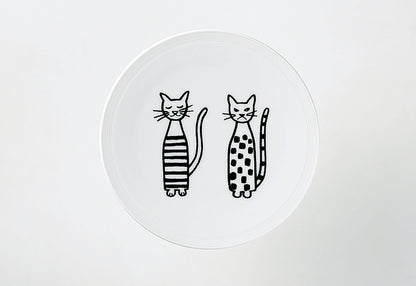 【SALE】Bitte Stenstrom（ビッテ ステンストローム）2CATS（ツーキャッツ）プレートM 波佐見焼 日本製