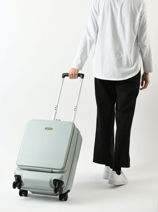 BRUNO（ブルーノ）MILESTO（ミレスト） UTILITY ハードキャリー フロントポケット キャビンサイズ ストッパー付 全4色 ＜ラッピング対象外＞