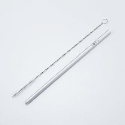 珈琲考具 アルミストロー 7mm ブラシ付き 全4色