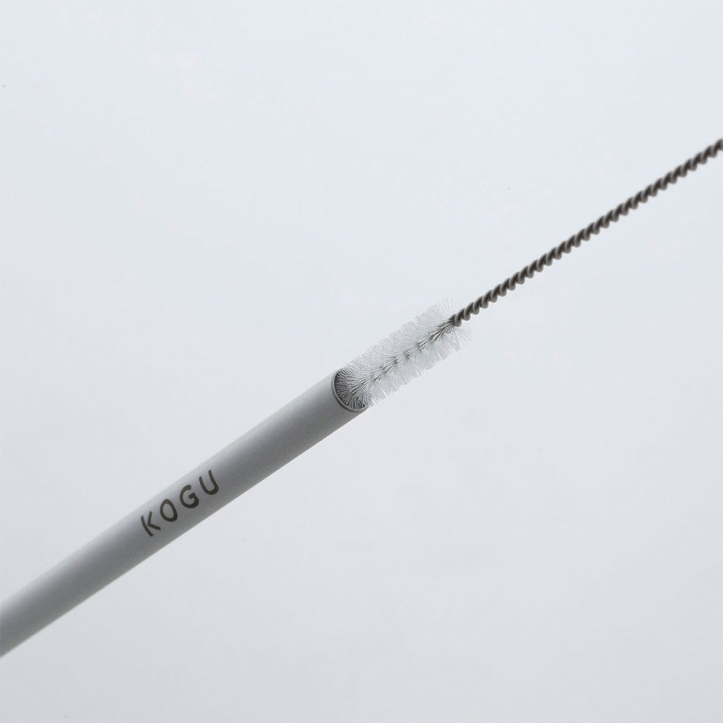 珈琲考具 アルミストロー 7mm ブラシ付き 全4色