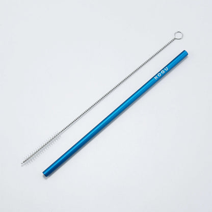 珈琲考具 アルミストロー 7mm ブラシ付き 全4色