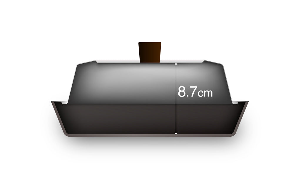 APELUCA（アペルカ）COMPACT DEEP PAN（コンパクトディープパン）スクエア フライパン 深型 日本製 燕三条産 AUX（オークス） ＜ラッピング対象外＞