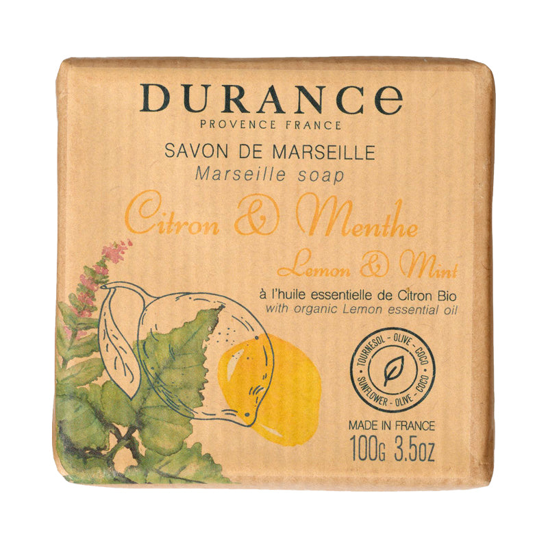 DURANCE（デュランス）エッセンシャルズ サヴォン ド マルセイユ（マルセイユソープ）100g  全6種 イーエフインターナショナル
