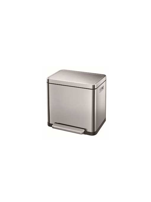 X CUBE STEP BIN エクスキューブ ステップビン ペダル式 スリムゴミ箱 シルバー 20L＜ラッピング対象外＞