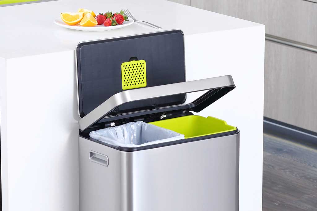 X CUBE STEP BIN エクスキューブ ステップビン ペダル式 スリムゴミ箱 シルバー 20L+20L （合計40L）＜ラッピング対象外＞