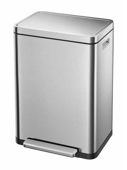 X CUBE STEP BIN エクスキューブ ステップビン ペダル式 スリムゴミ箱 シルバー 45L＜ラッピング対象外＞