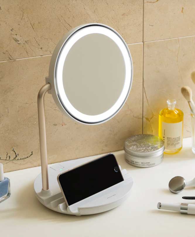 FESTINO（フェスティノ） 充電式 LED ファンミラー SMHB-032